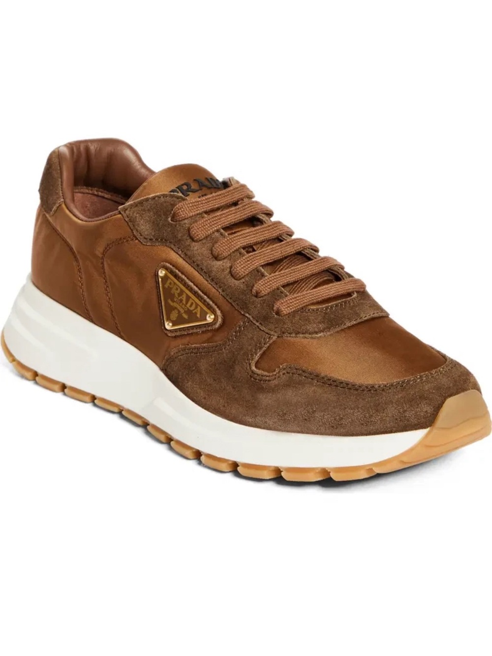 PRADA Men’s PRAX 01 Suede & Nylon Sneakers